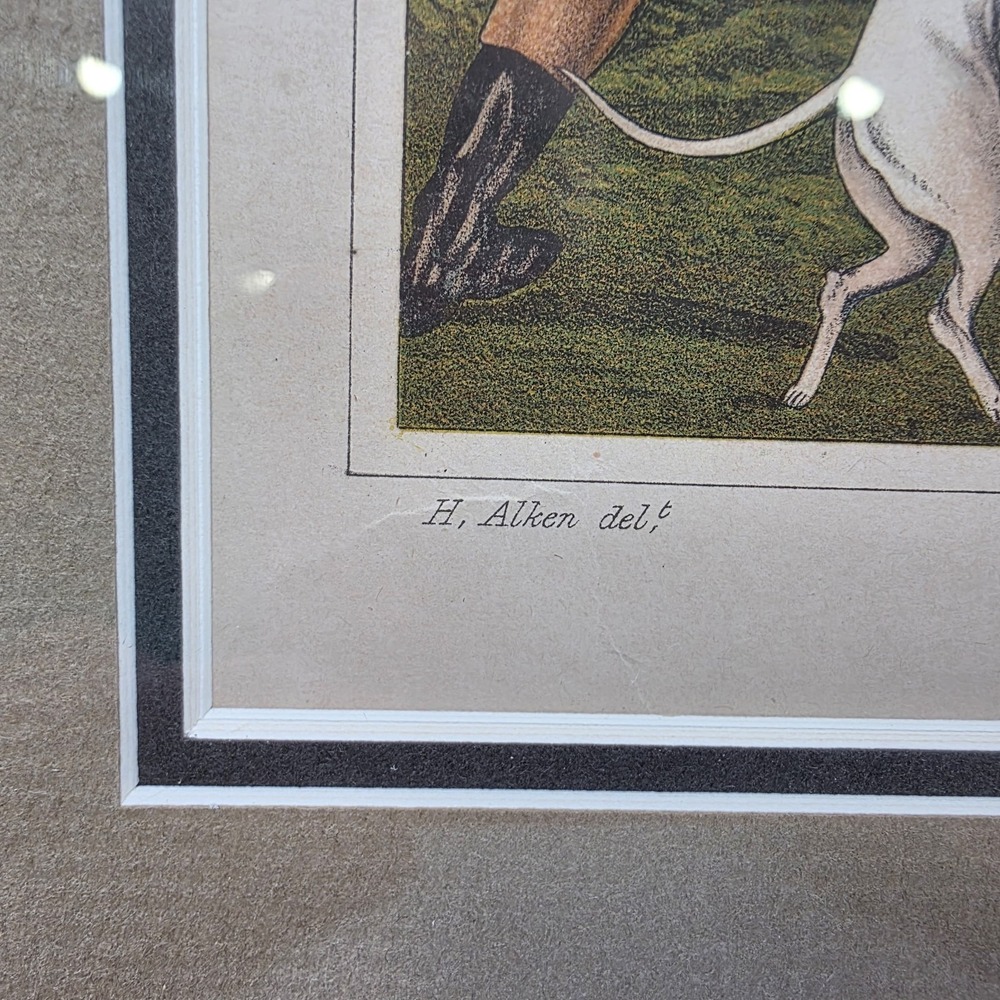 Henry Alken Bull Baiting Antique 1820 Hand Colored Aquatint I Clark Framed Print - Picture 5 of 12